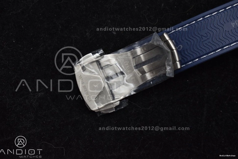 Clone Ocean Co-Axial Dial Super Strap Blue GMT A8605 600M Best Blue VSF on Edition Ceramic Trendsetting Planet 43.5mm Bezel 1009 Rubber 1:1 0313